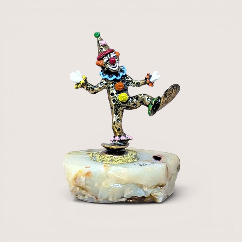1980s Ron Lee Dancing Pinky Clown Figurine